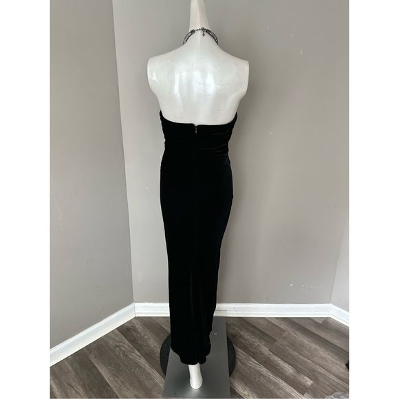 VERONICA BEARD Josette Embellished Velvet Midi Dress - Picture 8 of 10
